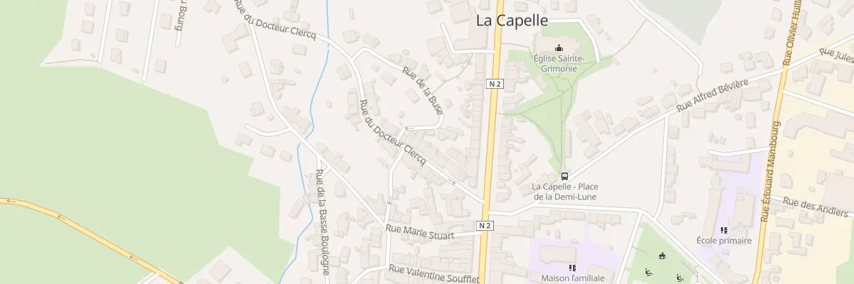 Plan du 8 Rue du Docteur Clercq à La Capelle
