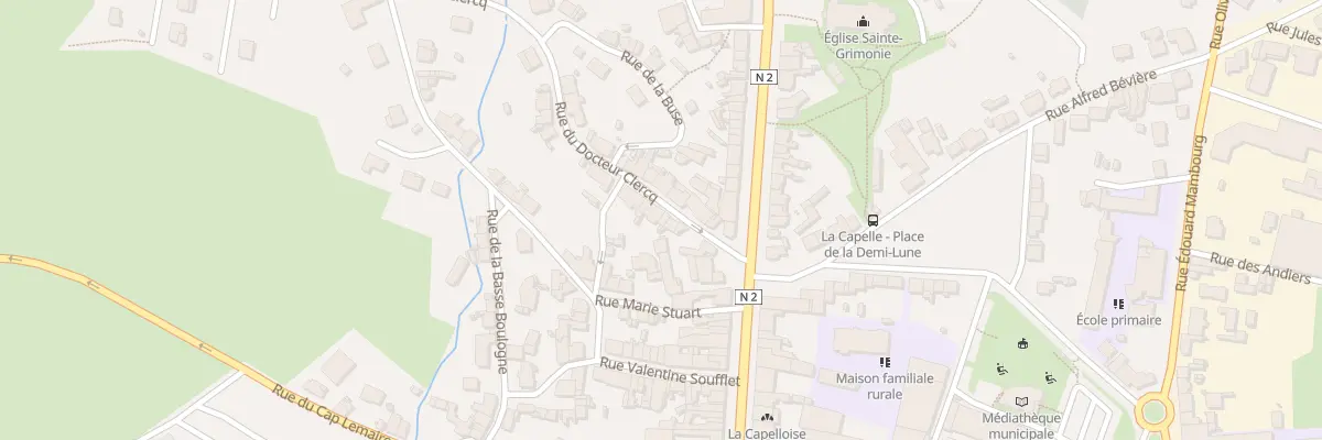 Plan du 7 Rue du Docteur Clercq à La Capelle