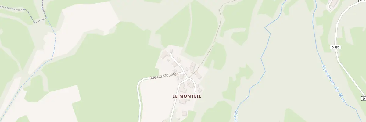 Plan du 5102 Le Monteil à Saint-Arcons-de-Barges
