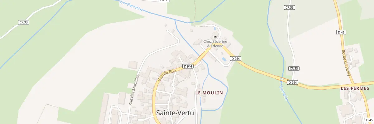 Plan du 8 Gr Grande Rue à Sainte-Vertu