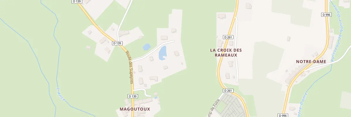 Plan du 5896 Magoutoux à Saint-Anthème