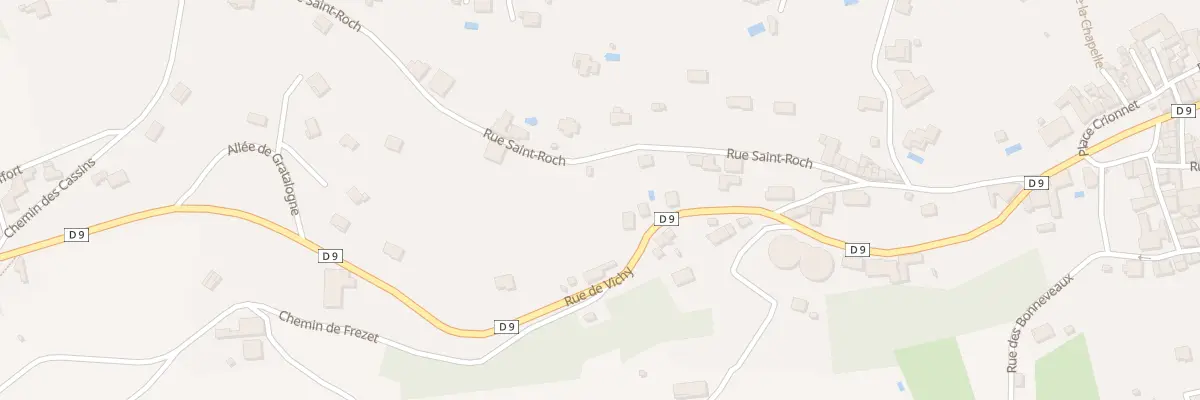 Plan du 381 Rue de Saint-Roch à Renaison