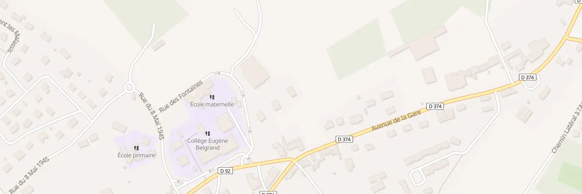 Plan du 2T Rue des Fontaines à Ervy-le-Châtel
