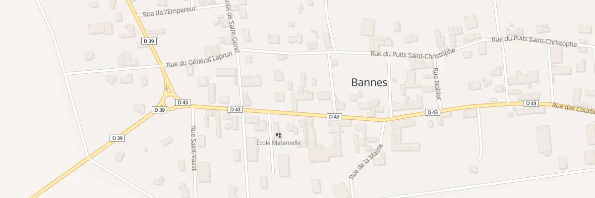 Plan du 17 Rue des Courtieux à Bannes