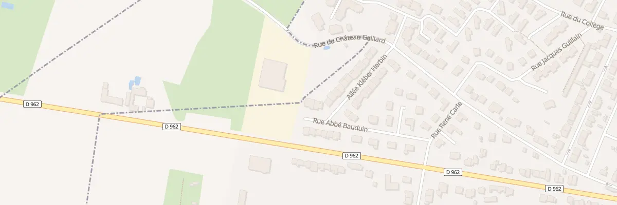 Plan du 12 Rue Abbe Bauduin Rés Fenelon à Avesnes-sur-Helpe
