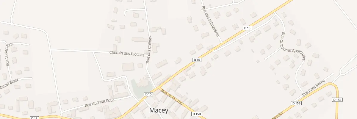 Plan du 3 Rue Martin Luther King à Macey