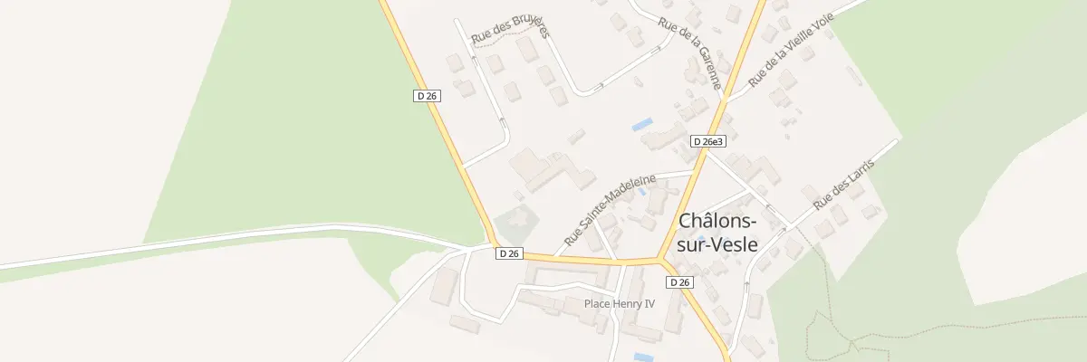 Plan du 4 Rue Sainte Madeleine à Châlons-sur-Vesle