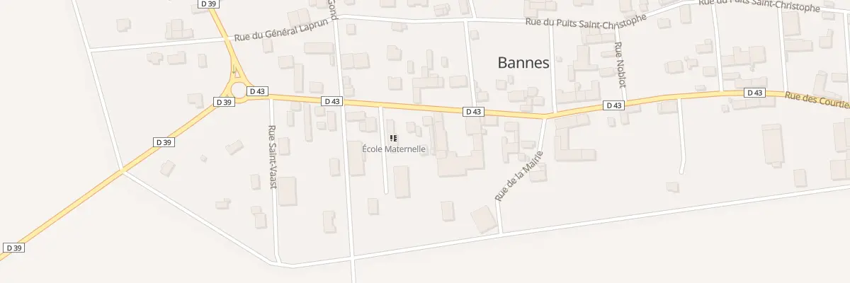 Plan du 18 Rue des Courtieux à Bannes