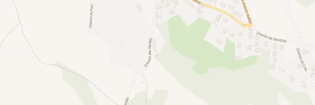 Plan du 21 Che des Gardes au Puy-en-Velay