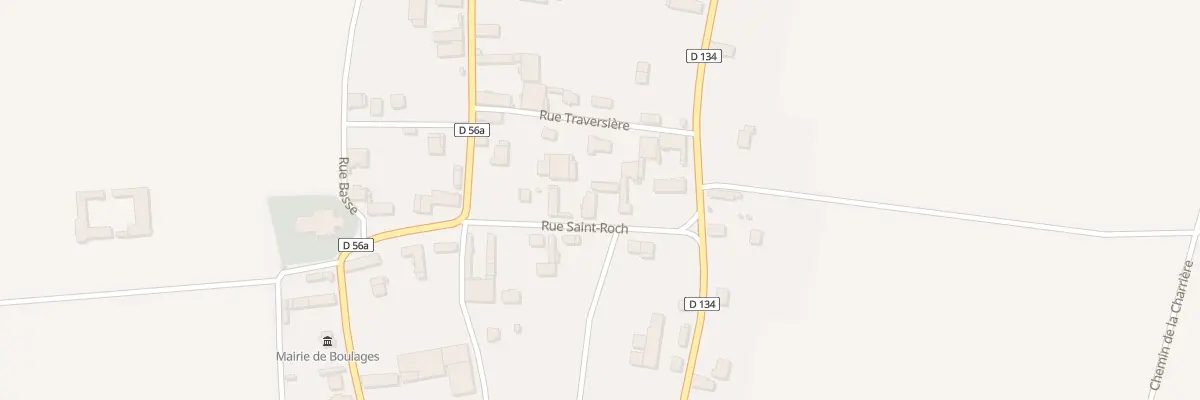 Plan du 7 Rue Saint Roch à Boulages