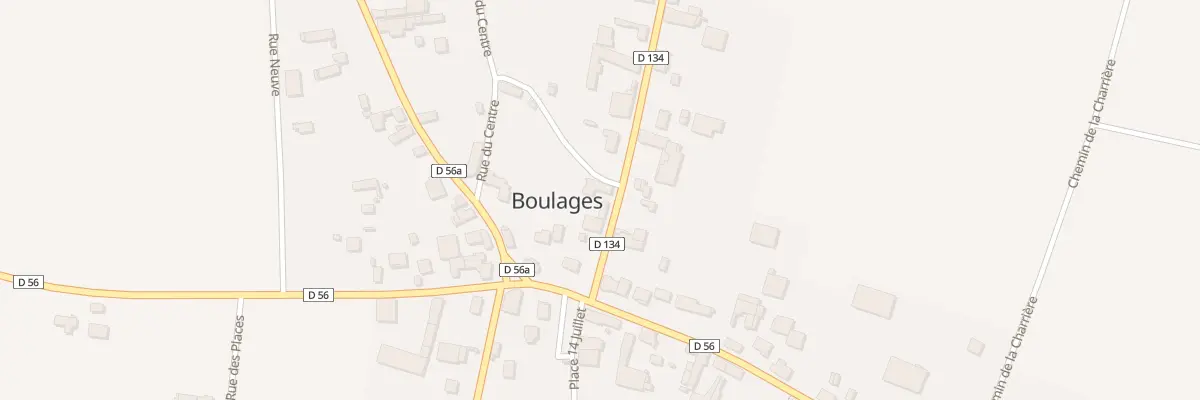 Plan du 1 Rue de la Marne à Boulages