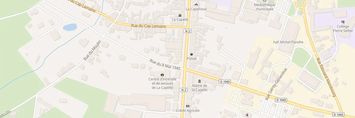 Plan du 45 Av du General de Gaulle à La Capelle