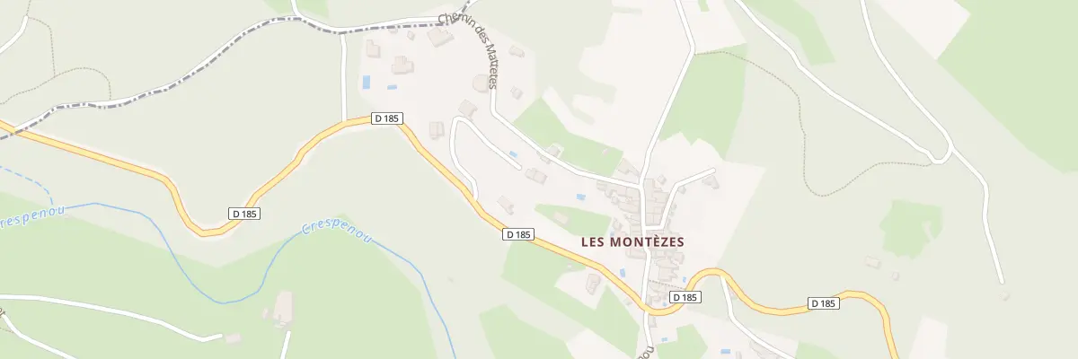 Plan du 70 Che des Mattetes à Monoblet
