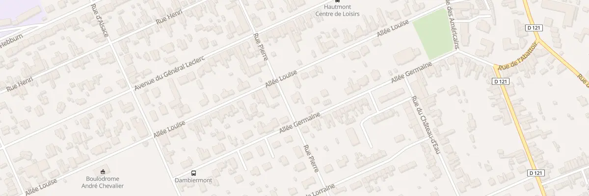 Plan du 21 Rue Pierre à Hautmont