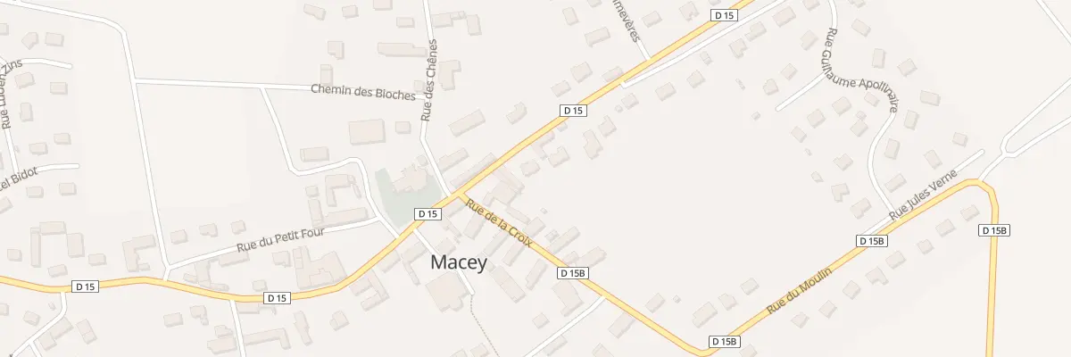 Plan du 4 Rue Martin Luther King à Macey