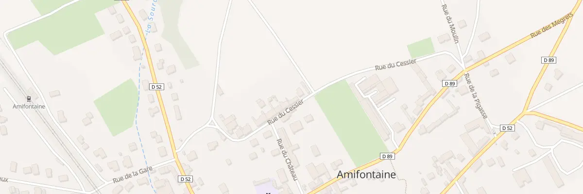 Plan du 17 Rue du Cessier à Amifontaine