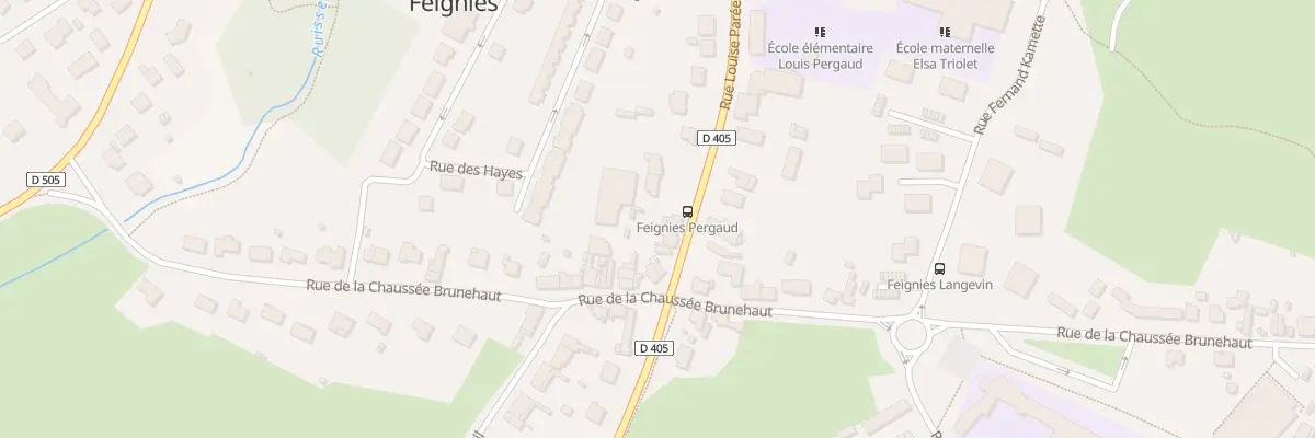 Plan du 38 Rue Louise Parée à Feignies