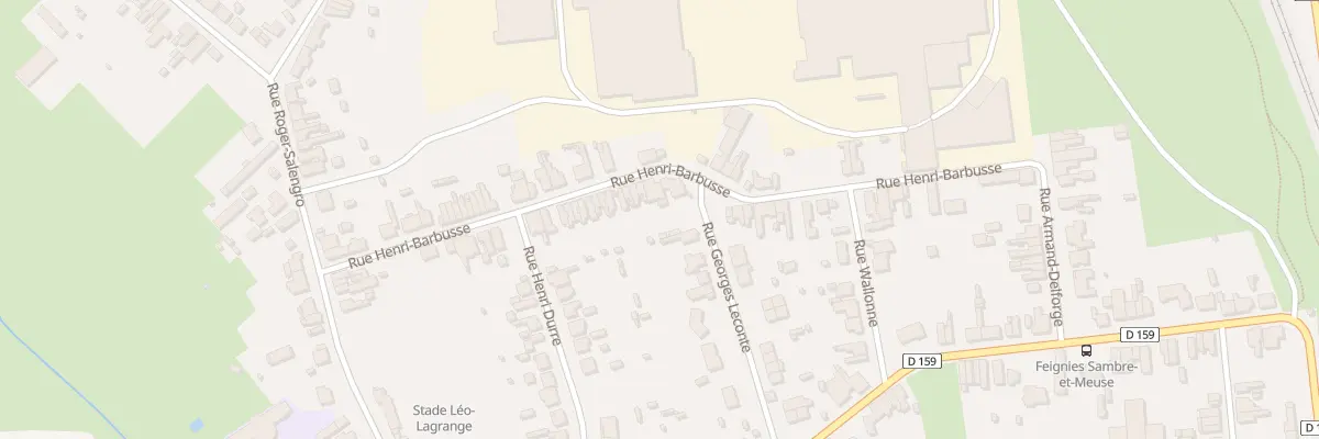 Plan du 40 Rue Henri Barbusse à Feignies