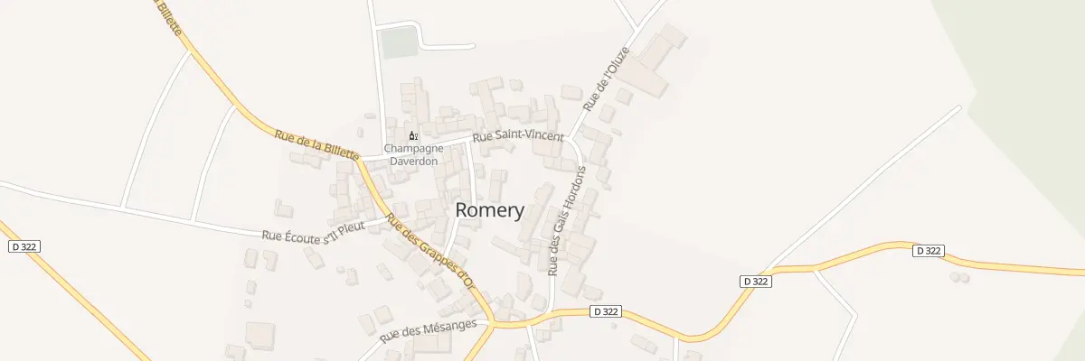 Plan du 4 Rue des Gais Hordons à Romery