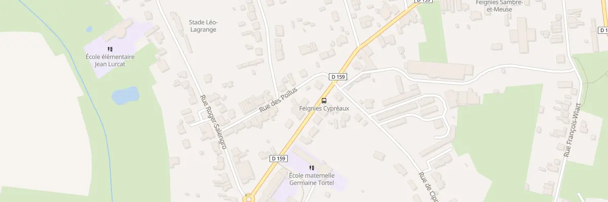 Plan du 67 Rue de la République à Feignies