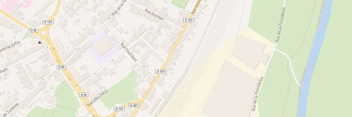 Plan du 54 Rue Victor Hugo à Hautmont