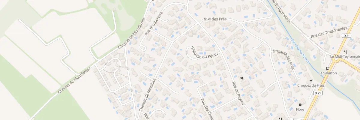 Plan du 13 Imp du Pérou à Teyran