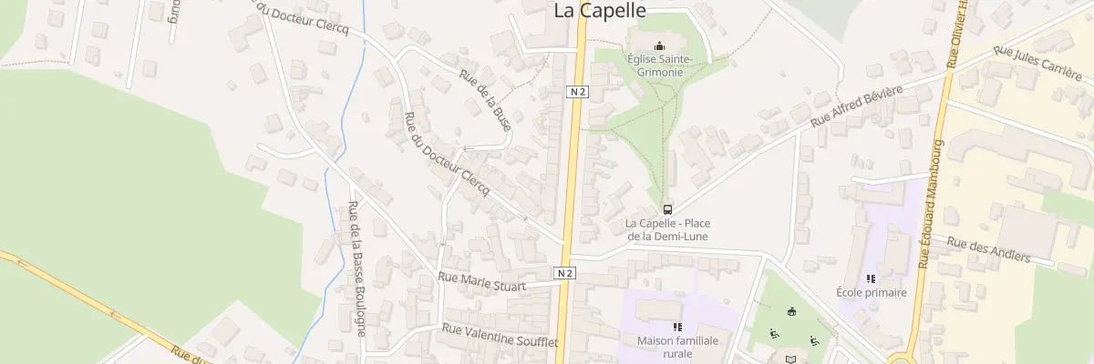 Plan du 99 Av du General de Gaulle à La Capelle
