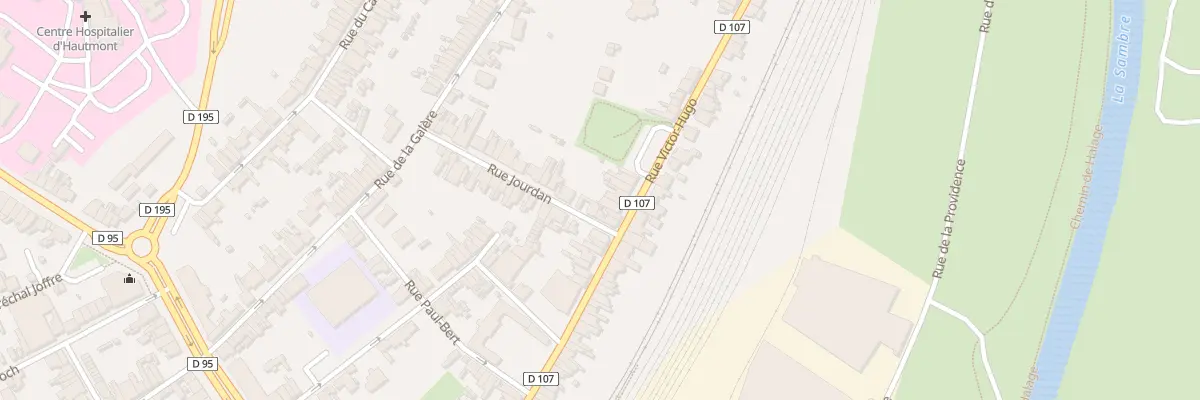 Plan du 67 Rue Victor Hugo à Hautmont