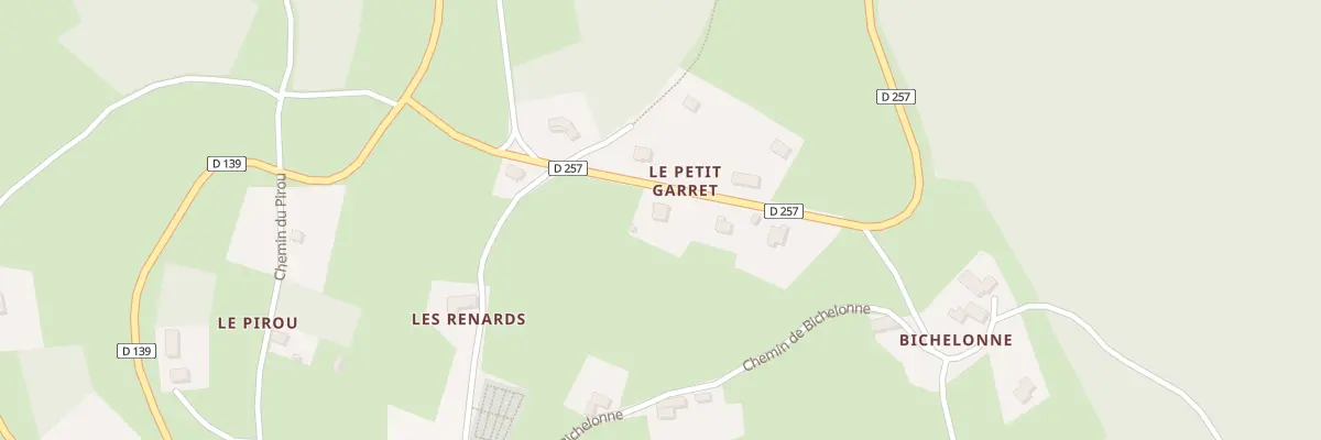 Plan du 5346 Le Petit Garret à Saillant
