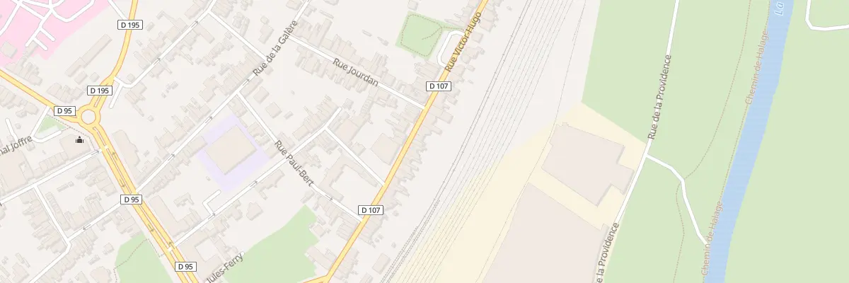 Plan du 64 Rue Victor Hugo à Hautmont