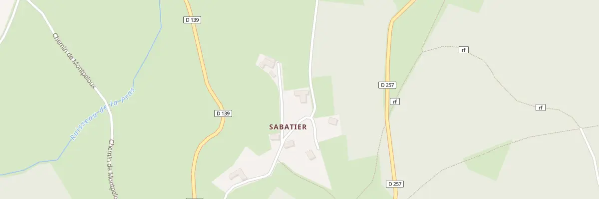 Plan du 5029 Sabatier à Saillant