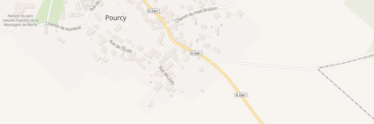 Plan du 5034B Le Village à Pourcy