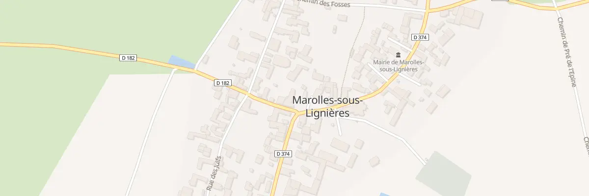 Plan du 1 Rle Jorry à Marolles-sous-Lignières