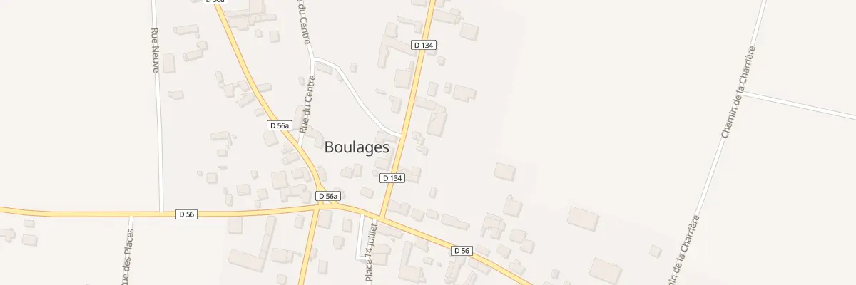 Plan du 8 Rue de la Marne à Boulages