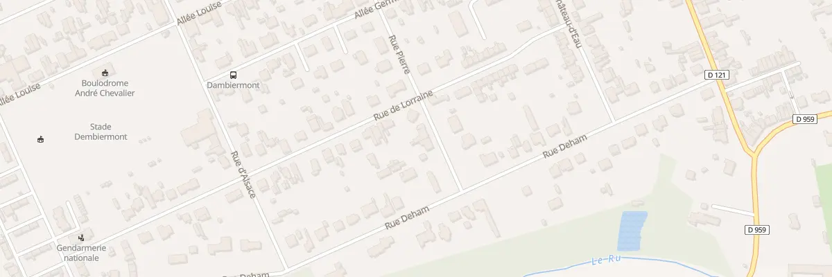 Plan du 38 Rue Pierre à Hautmont