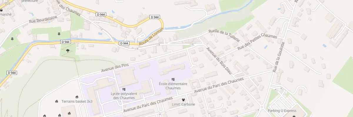 Plan du 9 Av des Pins à Avallon
