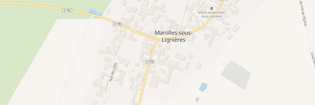 Plan du 24 Rte de Charrey à Marolles-sous-Lignières