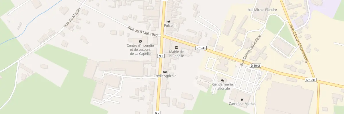Plan du 30 Av du General de Gaulle à La Capelle