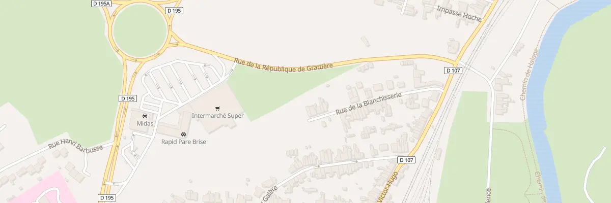 Plan du 68 Rue de la Blanchisserie à Hautmont