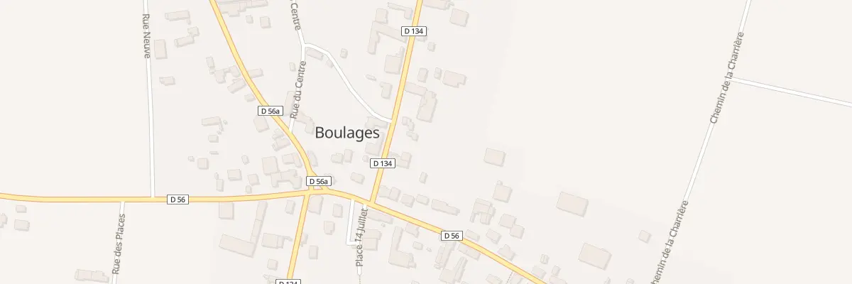 Plan du 6 Rue de la Marne à Boulages