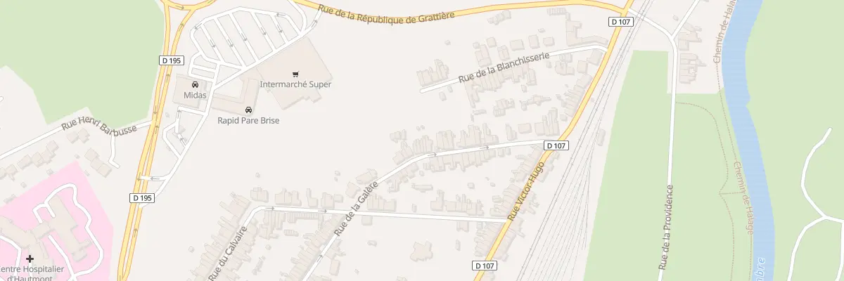 Plan du 135 Rue de la Galère à Hautmont