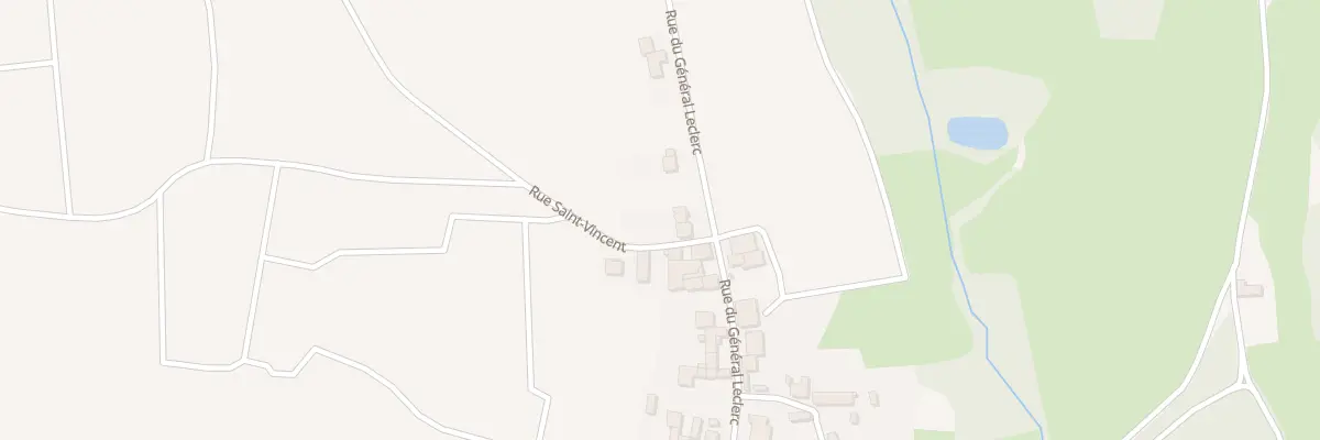 Plan du 6 Rue du Géneral Leclerc à Chavot-Courcourt