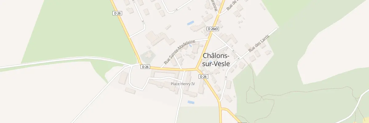 Plan du 2 Rue de l’Eglise à Châlons-sur-Vesle
