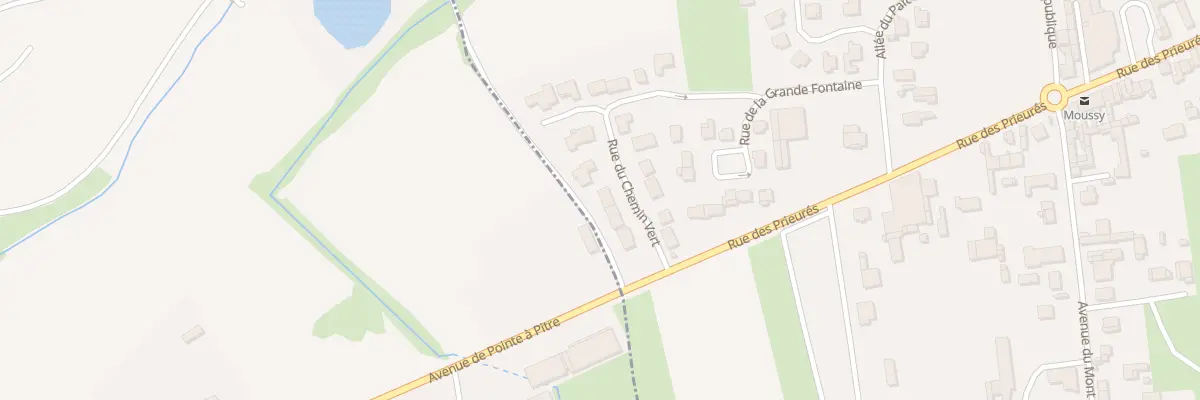 Plan du 8 Rue du Chemin Vert à Moussy