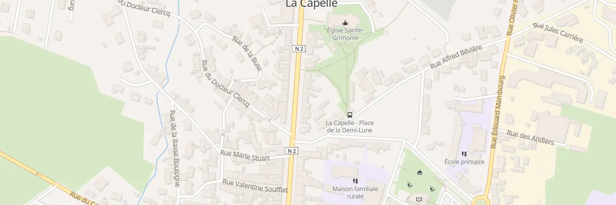 Plan du 104 Av du General de Gaulle à La Capelle