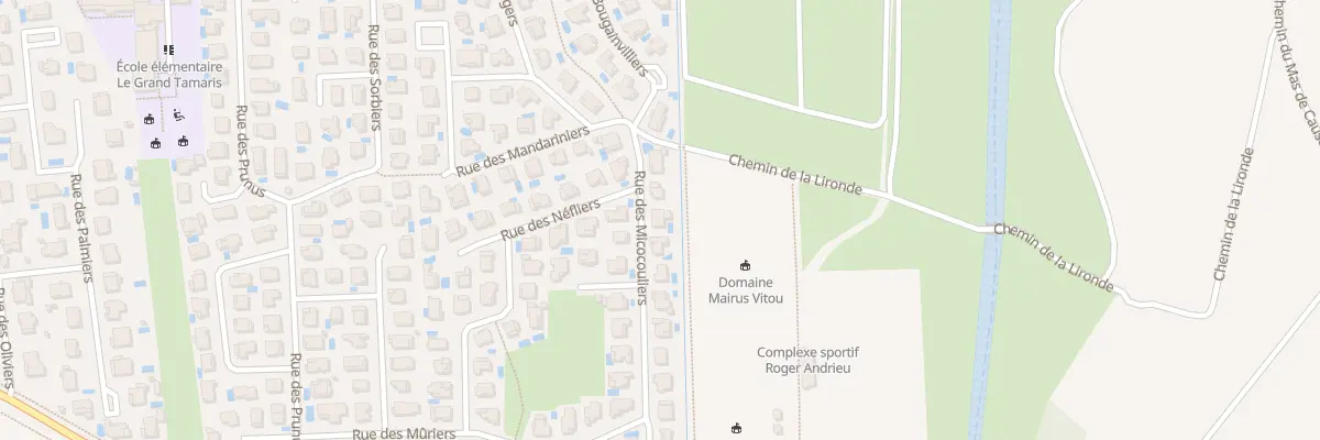 Plan du 5 Rue des Micocouliers à Lattes