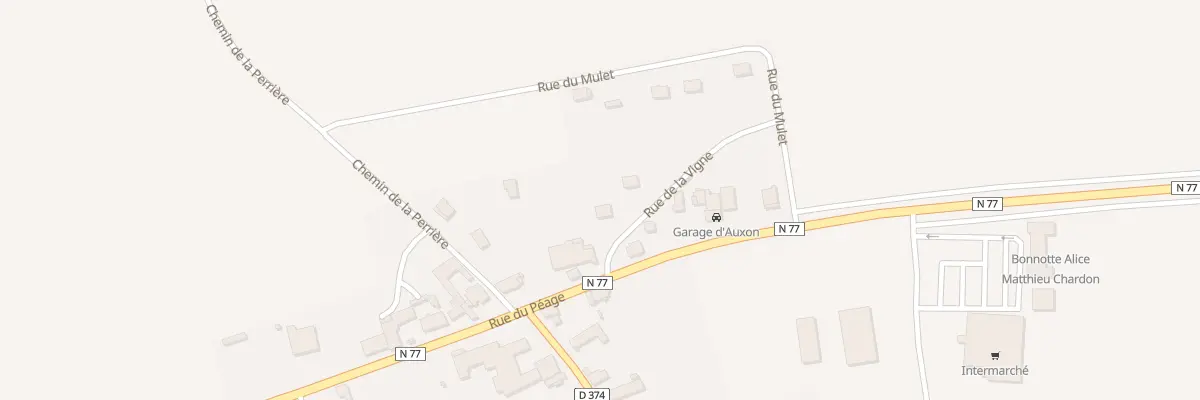 Plan du 359 Rue du Peage à Auxon