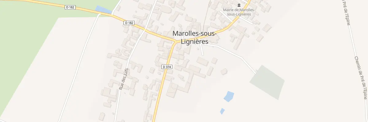 Plan du 22 Rte de Charrey à Marolles-sous-Lignières