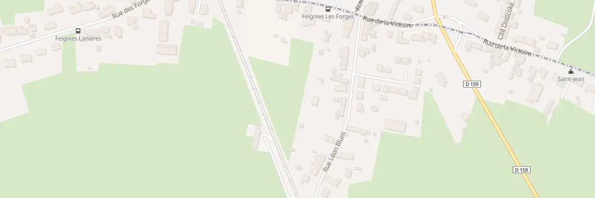 Plan du 27B Rue Léon Blum à Feignies