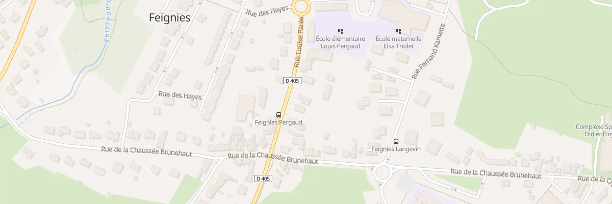 Plan du 37B Rue Louise Parée à Feignies